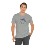 Vert Der Ferk? Dolphin on a bike T-Shirt