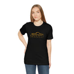 Gold UFO Cave Painting T-Shirt (1)