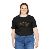 Gold UFO Cave Painting T-Shirt (1)