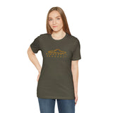 Gold UFO Cave Painting T-Shirt (1)