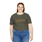 Gold UFO Cave Painting T-Shirt (1)