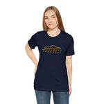 Gold UFO Cave Painting T-Shirt (1)