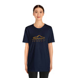 Gold UFO Cave Painting T-Shirt (1)