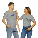 Vert Der Ferk? Dolphin on a bike T-Shirt