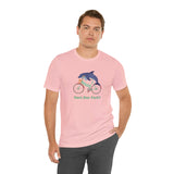 Vert Der Ferk? Dolphin on a bike T-Shirt