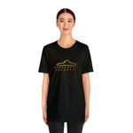 Gold UFO Cave Painting T-Shirt (1)