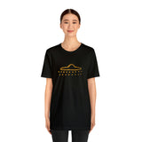 Gold UFO Cave Painting T-Shirt (1)