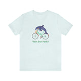 Vert Der Ferk? Dolphin on a bike T-Shirt