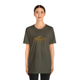 Gold UFO Cave Painting T-Shirt (1)