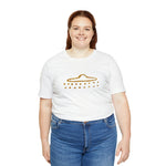 Gold UFO Cave Painting T-Shirt (1)