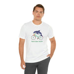 Vert Der Ferk? Dolphin on a bike T-Shirt