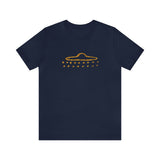 Gold UFO Cave Painting T-Shirt (1)