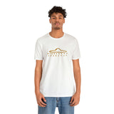 Gold UFO Cave Painting T-Shirt (1)