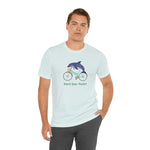 Vert Der Ferk? Dolphin on a bike T-Shirt