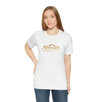 Gold UFO Cave Painting T-Shirt (1)