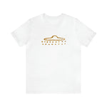 Gold UFO Cave Painting T-Shirt (1)