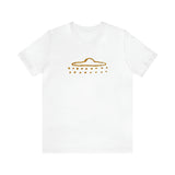 Gold UFO Cave Painting T-Shirt (1)